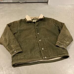 vintage y2k fur lined corduroy jacket